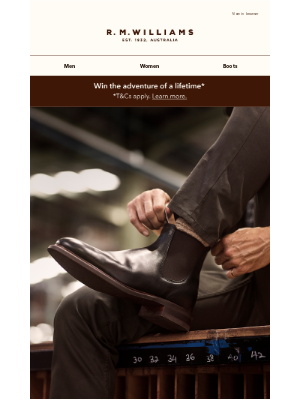 R.M.Williams - Discover new season boots