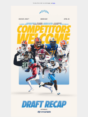 Los Angeles Chargers - ⚡️ Meet the Chargers 2025 Draft Class!