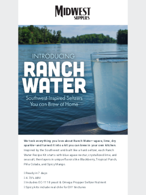 Introducing the First-Ever Ranch Water Brew Kit!