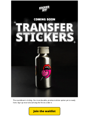 StickerApp - It’s getting glossier by the minute…
