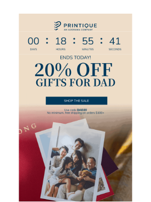 Printique - Final hours: 20% off all items