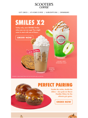 Scooter's Coffee - Double Smiles Day