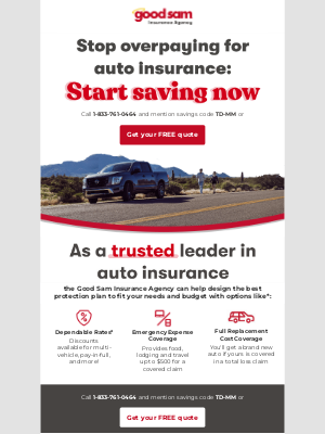 Camping World - Stop Overpaying for Auto Insurance: Start Saving Now