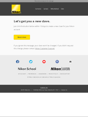NikonUSA - Nikon clave Reset