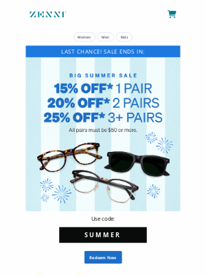 Zenni Optical - ⏰👀 Smart Move: Take 25% Off* Tonight