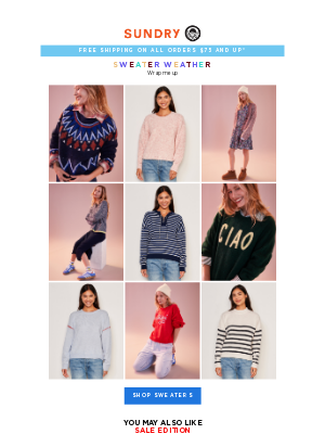 Sundry Clothing - Finally... Sweater Weather