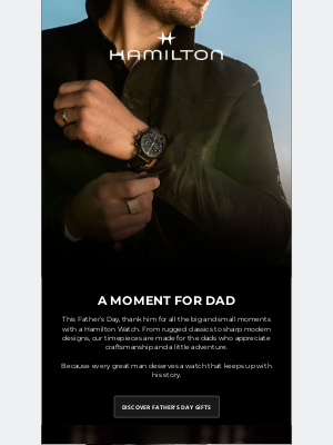 Hamilton Watch - He’s got Dad Jokes. You’ve Got the Perfect Gift 💪