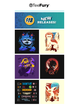 TeeFury - Your next favorite tee, only $18! 🔥