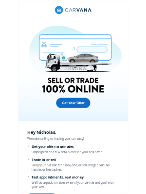 Carvana - Want to see how much your car is worth?