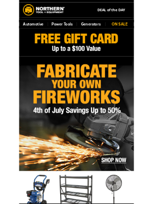 Northern Tool + Equipment - ENDING SOON: Shop the 4th of July Sale!