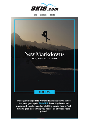 Skis - Don't Miss Out! New Skis Markdowns Are Here!