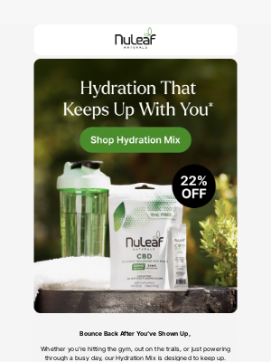 NuLeaf Naturals - Hydration and recovery support for your active days