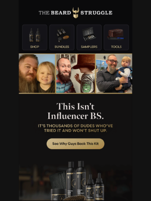 The Beard Struggle - Real Men. Real Beards. Real Results.