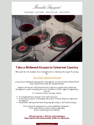 Beaulieu Vineyard - Play Hooky with Cabernet at Beaulieu Vineyard