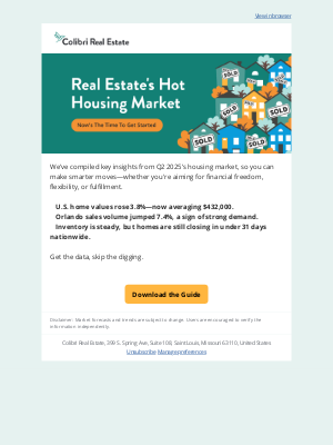 Colibri Real Estate School - 2025 housing trends revealed