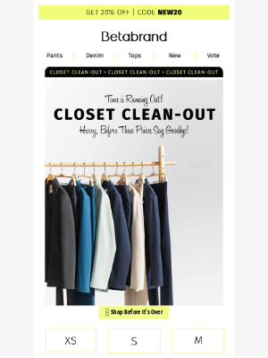 Betabrand - Closet Clean-Out: Almost Over
