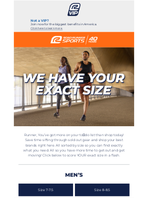 Road Runner Sports - Shop Your EXACT Size In Just A Click