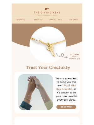 The Giving Keys - 🚀 NEW LAUNCH: Trust bracelets