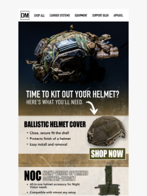 Defense Mechanisms - DM Helmet Accessories