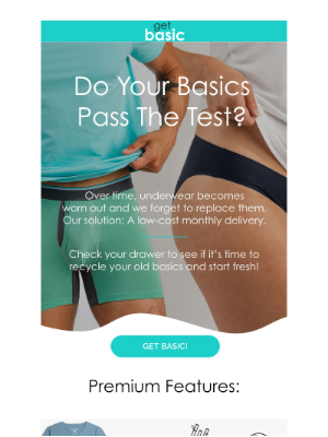 Basic MAN - Does Your Underwear Pass The Test?