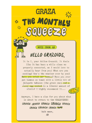 Graza - April showers bring...