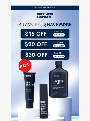 Grooming Lounge - Gents Are Saving Up to $30 This Weekend