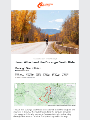 Champion System - Durango Death Ride FKT 👀