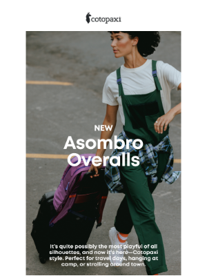 Cotopaxi - Your New Favorite Overalls Just Dropped 🤸‍♀️