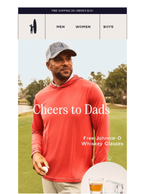 johnnie-O - Free Whiskey Glasses with $250+ Purchase