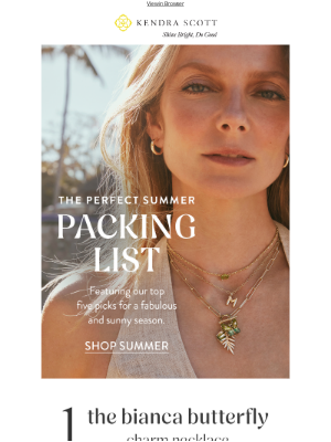 Kendra Scott - On Your Way to a Relaxing Vacay?