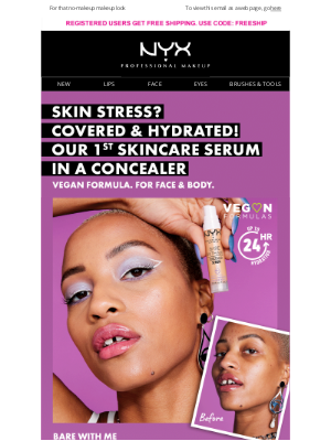 NYX - Today's Topic🗒️ Effortless skin with Bare With Me Concealer Serum