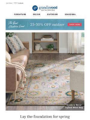 Grandin Road - LAST CALL for 25-30% off outdoor
