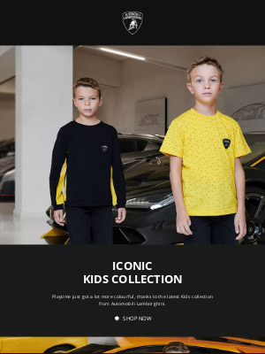 Lamborghini - Iconic collection: now available for kids too!