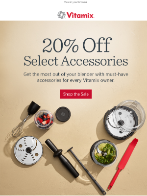 Vitamix - 20% Off Select Accessories