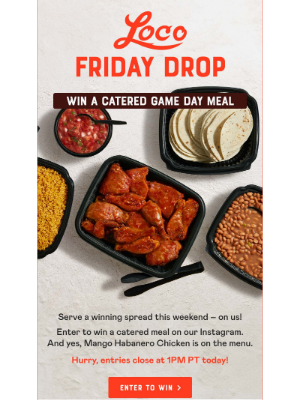 El Pollo Loco - Loco Friday Drop: Free Pollo for your Party