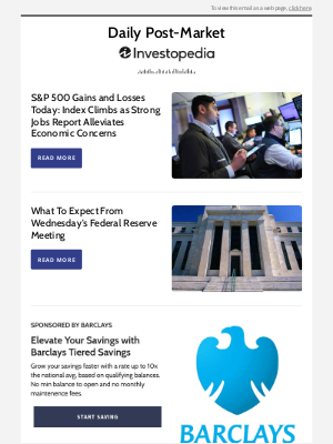 Investopedia - S&P 500 Gains and Losses Today: Index Climbs as Strong Jobs Report Alleviates Economic Concerns