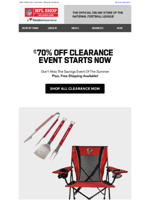NFLshop - Up to 70% Off Starts NOW!