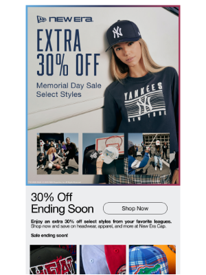 New Era Cap - 30% off ending soon