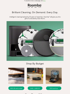 iRobot - There's a Roomba® Robot for every budget!