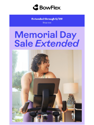 Bowflex - Memorial Day Sale ✨ Extended!