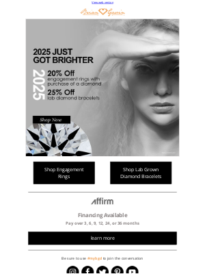 Brian Gavin Diamonds - April 20/25 is Diamond Month
