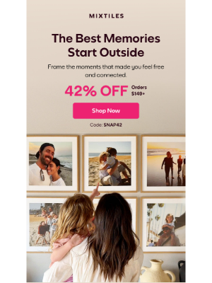 Mixtiles - The Best Memories Start Outside