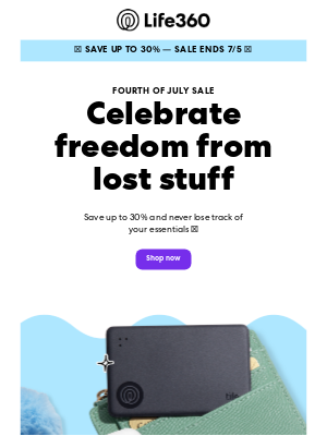 Tile, Inc - 4th of July Deals are here! 🇺🇸 Save up to 30%