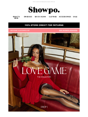 LOVE GAME | DROP 1