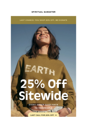 Spiritual Gangster - EARTH DAY SURPRISE