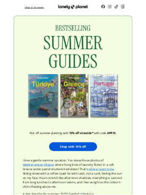 Lonely Planet - Ungoogleable summer escapes
