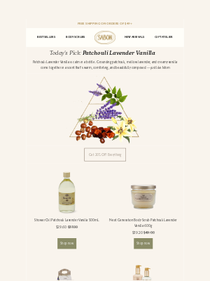 Sabon NYC - Gifts Ideas by Scent ♥️ 20% Off Mother's Day Sale