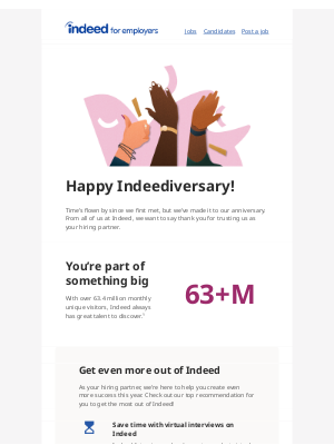 Indeed - Can you believe it’s our anniversary?