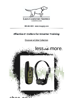 Lion Country Supply - Discover Effective E-Collars Today!
