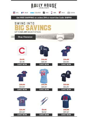 Rally House - 🚨 Score Cubs Clearance Gear NOW | Slide into Savings ⚾💥